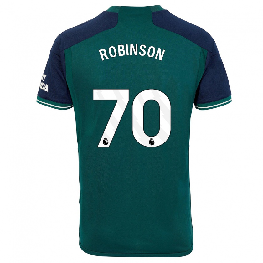 Kandiny Muži Josh Robinson #70 Zelená Dresy Tretia Csapatmez 2023/24 Triĭká