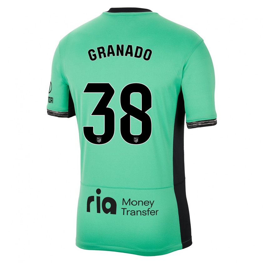 Kandiny Muži Adrian Granado #38 Jarná Zelená Dresy Tretia Csapatmez 2023/24 Triĭká