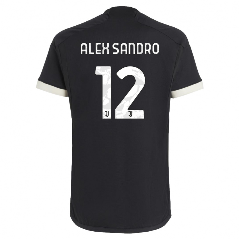 Kandiny Muži Alex Sandro #12 Čierna Dresy Tretia Csapatmez 2023/24 Triĭká
