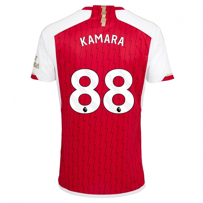 Kandiny Ženy Osman Kamara #88 Červená Dresy Hazai Csapatmez 2023/24 Triĭká