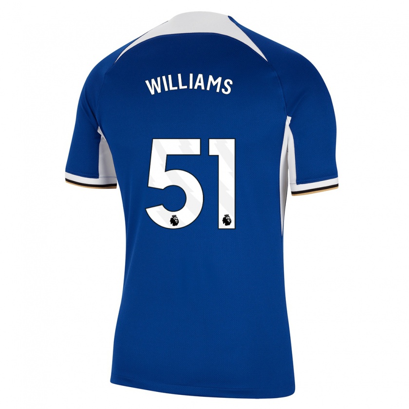 Kandiny Ženy Dylan Williams #51 Modrá Dresy Hazai Csapatmez 2023/24 Triĭká