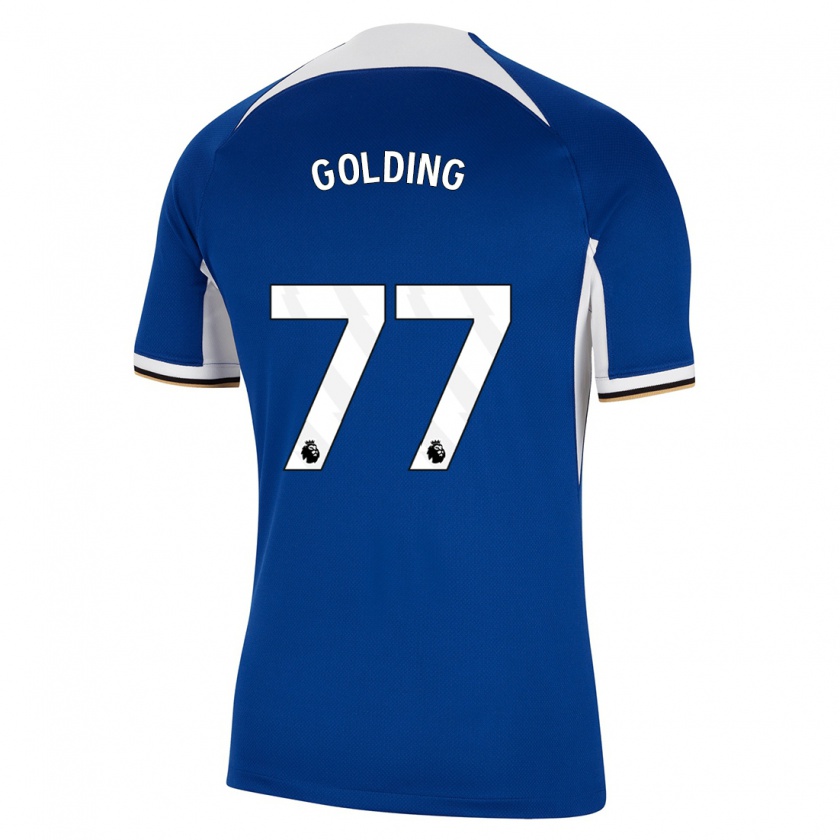 Kandiny Ženy Michael Golding #77 Modrá Dresy Hazai Csapatmez 2023/24 Triĭká