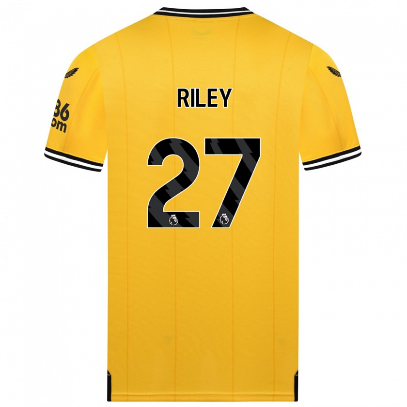 Kandiny Ženy Lauren Riley #27 Žltá Dresy Hazai Csapatmez 2023/24 Triĭká