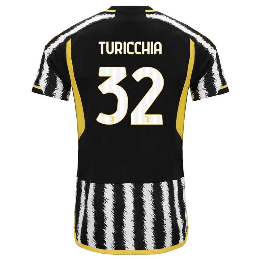 Kandiny Ženy Riccardo Turicchia #32 Čierna Biela Dresy Hazai Csapatmez 2023/24 Triĭká