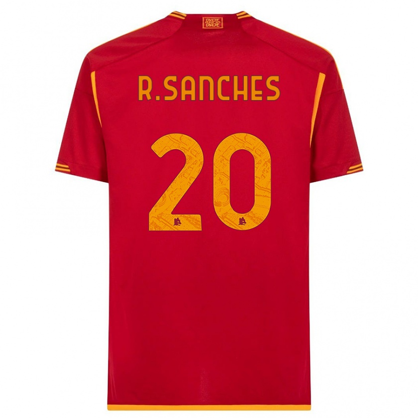 Kandiny Ženy Renato Sanches #20 Červená Dresy Hazai Csapatmez 2023/24 Triĭká