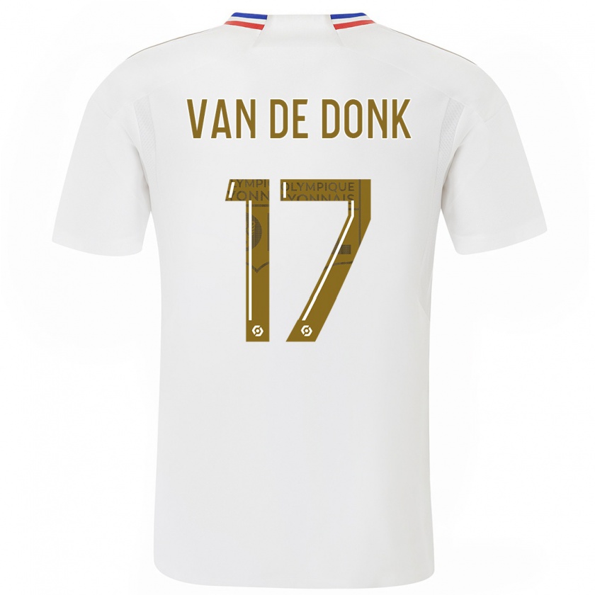 Kandiny Ženy Danielle Van De Donk #17 Biely Dresy Hazai Csapatmez 2023/24 Triĭká