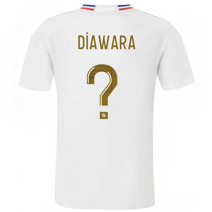 Kandiny Ženy Tidiane Diawara #0 Biely Dresy Hazai Csapatmez 2023/24 Triĭká