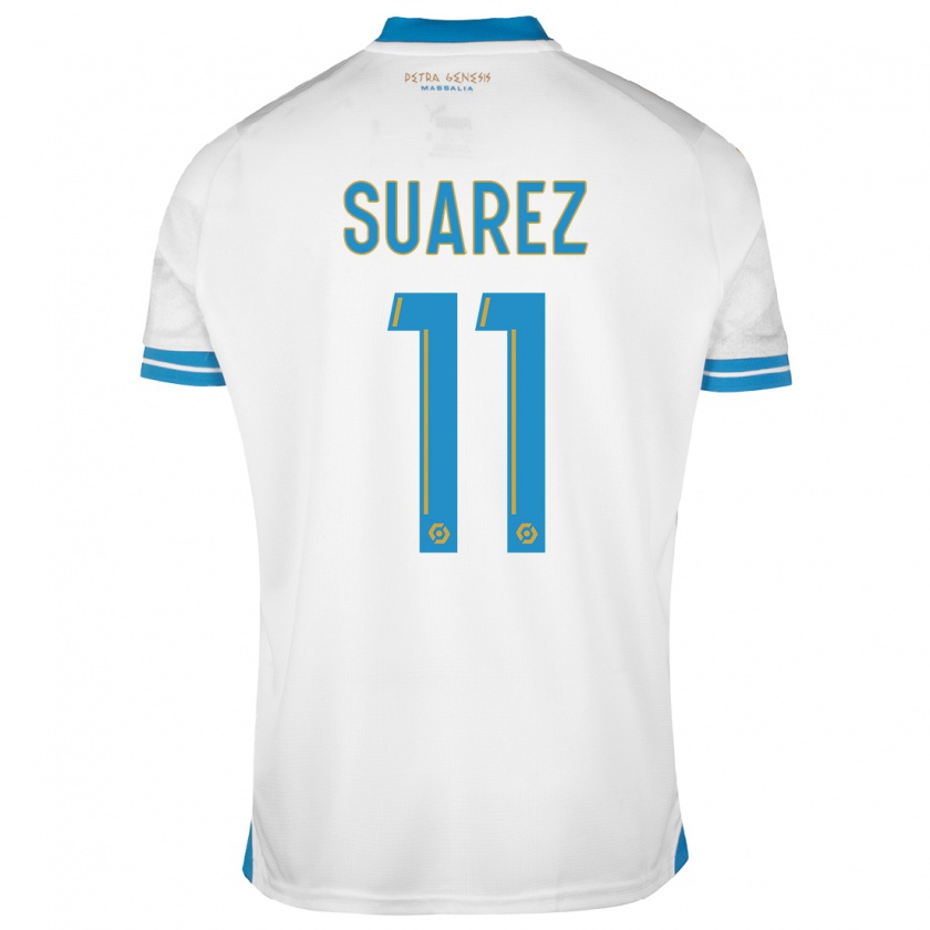 Kandiny Ženy Luis Suarez #11 Biely Dresy Hazai Csapatmez 2023/24 Triĭká