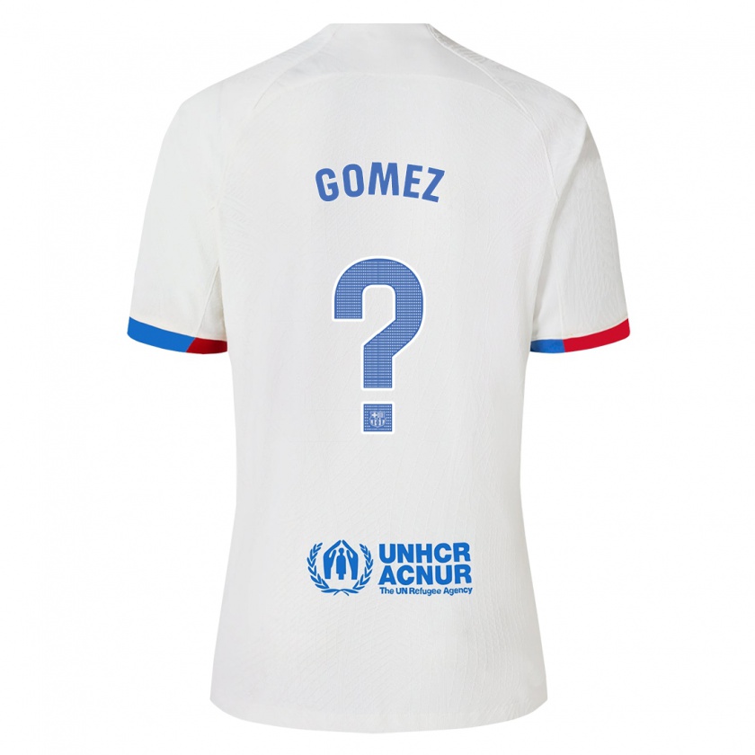 Kandiny Ženy Antonio Gomez #0 Biely Dresy Idegenbeli Csapatmez 2023/24 Triĭká