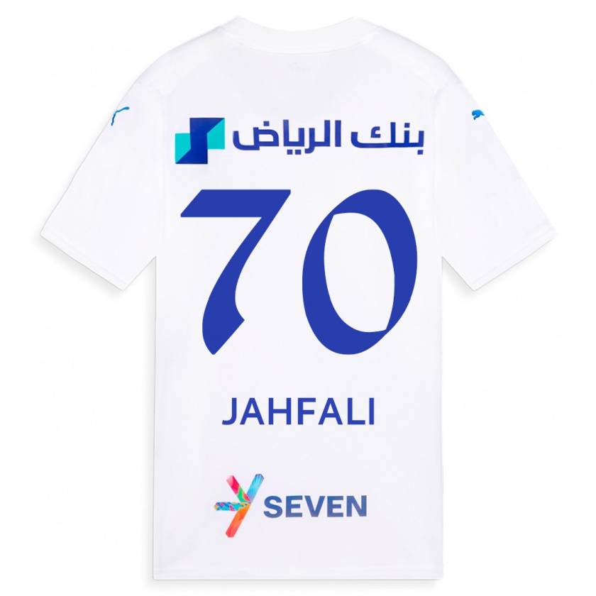 Kandiny Ženy Mohammed Jahfali #70 Biely Dresy Idegenbeli Csapatmez 2023/24 Triĭká