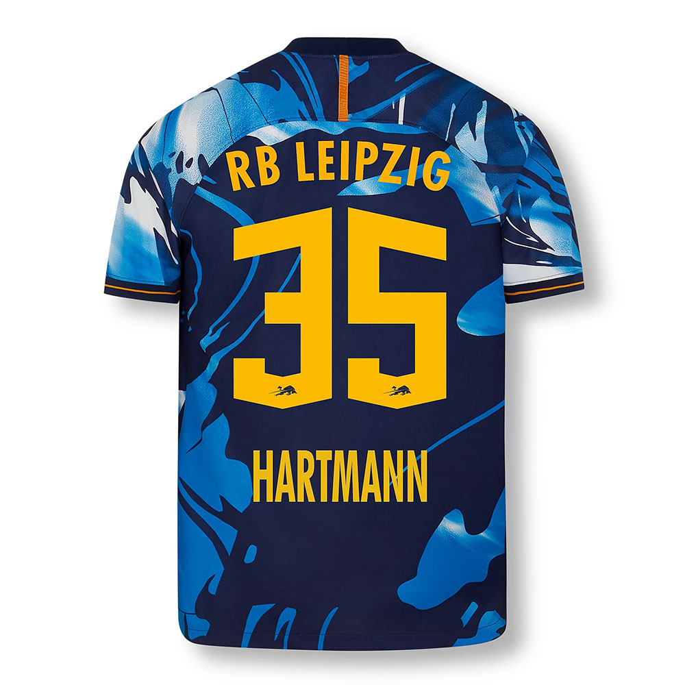 Muži Futbal Fabrice Hartmann #35 Uefa Biela Modrá Dresy 2020/21 Košele Dres