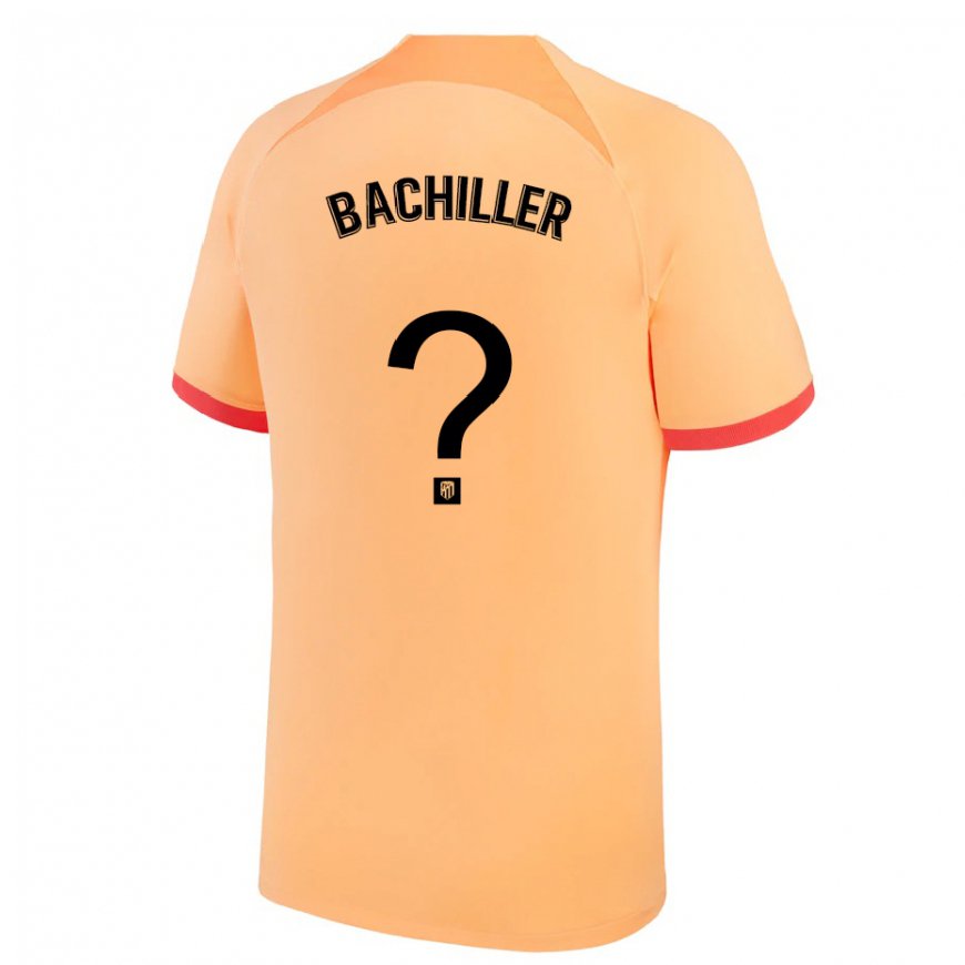Kandiny Muži Iker Bachiller #0 Svetlooranžový Dresy Tretia Csapatmez 2022/23 Dres