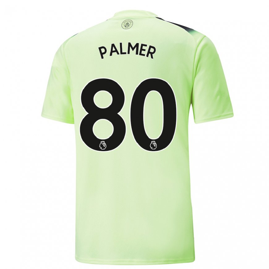 Kandiny Muži Cole Palmer #80 Zelená Tmavošedá Dresy Tretia Csapatmez 2022/23 Dres