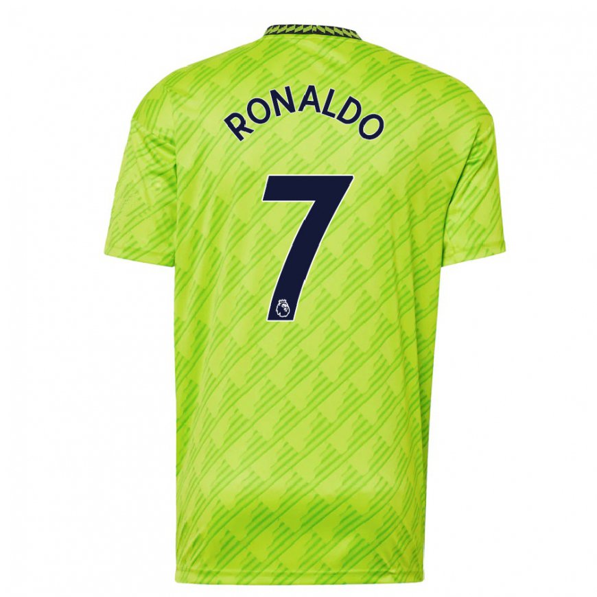 Kandiny Ženy Cristiano Ronaldo #7 Svetlozelená Dresy Tretia Csapatmez 2022/23 Dres