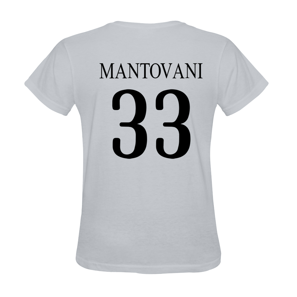 Muži Luca Mantovani #33 Biely Dresy Košele Dres