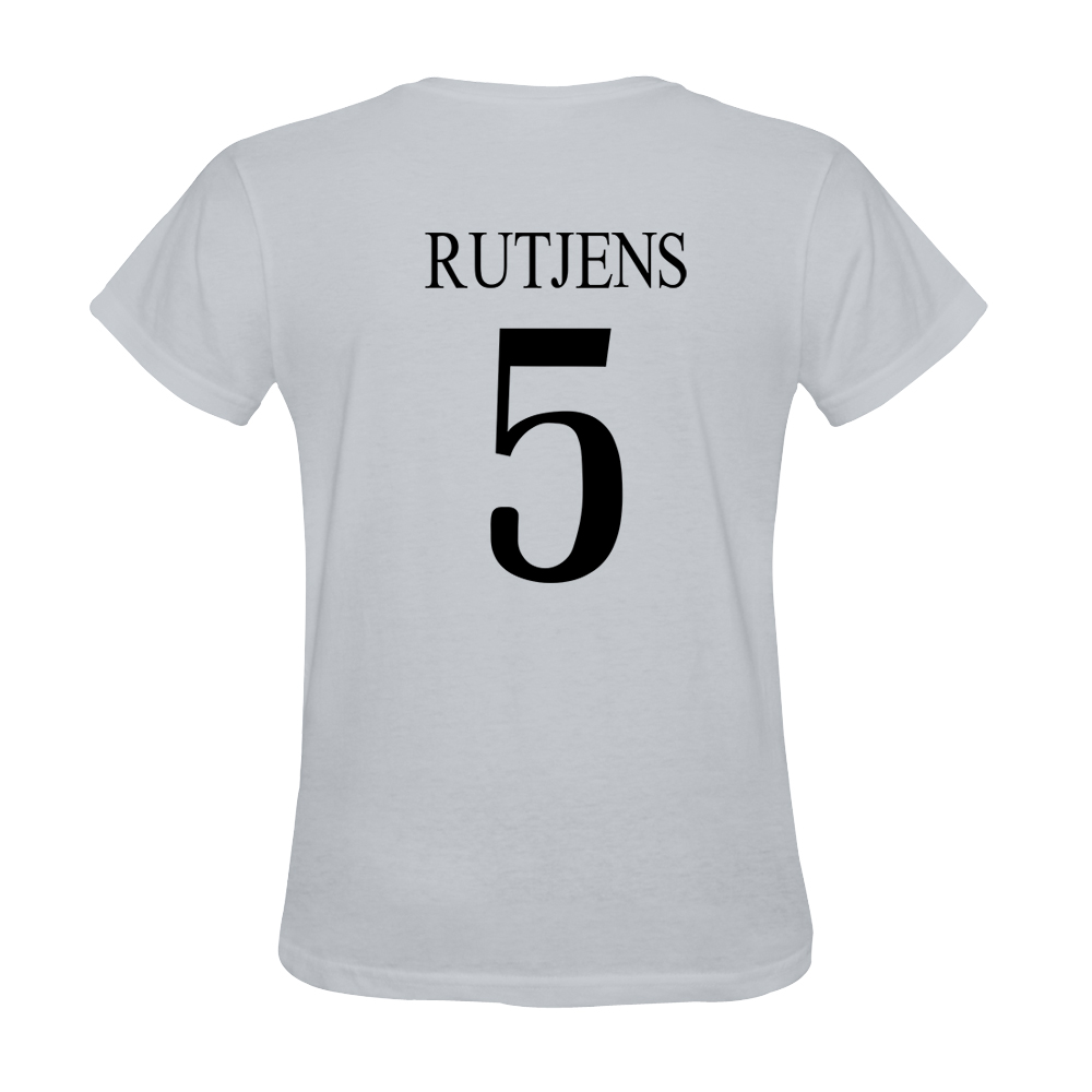 Muži Christian Rutjens #5 Biely Dresy Košele Dres
