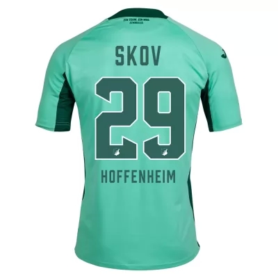 Muži Futbal Robert Skov 29 Vonkajší Zelená Dresy 2019/20 Košele Dres