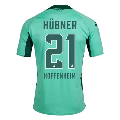 Muži Futbal Benjamin Hubner 21 Vonkajší Zelená Dresy 2019/20 Košele Dres