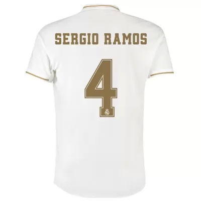 Muži Futbal Sergio Ramos 4 Domáci Biely Dresy 2019/20 Košele Dres