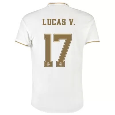 Muži Futbal Lucas Vazquez 17 Domáci Biely Dresy 2019/20 Košele Dres