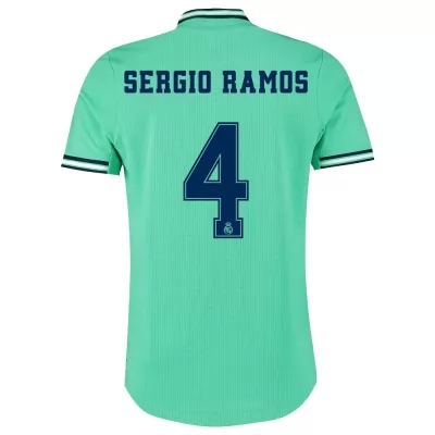 Muži Futbal Sergio Ramos 4 3 Sada Zelená Dresy 2019/20 Košele Dres