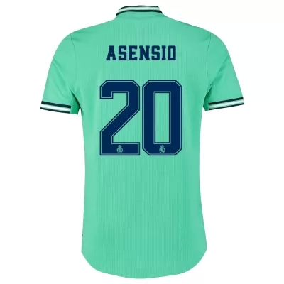 Muži Futbal Marco Asensio 20 3 Sada Zelená Dresy 2019/20 Košele Dres