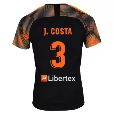 Muži Futbal Jaume Costa 3 Vonkajší Čierna Dresy 2019/20 Košele Dres