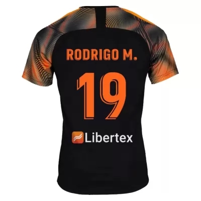 Muži Futbal Rodrigo M. 19 Vonkajší Čierna Dresy 2019/20 Košele Dres