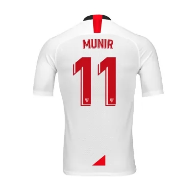 Muži Futbal Munir El Haddadi 11 Domáci Biely Dresy 2019/20 Košele Dres