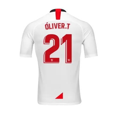 Muži Futbal Oliver Torres 21 Domáci Biely Dresy 2019/20 Košele Dres