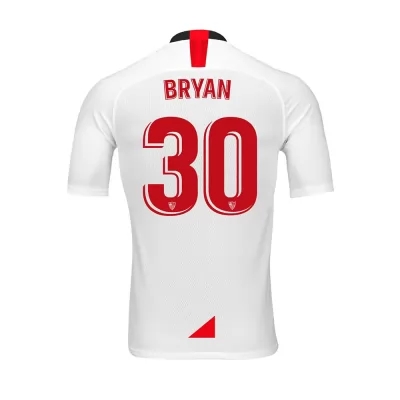 Muži Futbal Bryan Gil 30 Domáci Biely Dresy 2019/20 Košele Dres