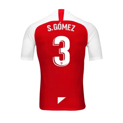 Muži Futbal Sergi Gomez 3 Vonkajší Červená Dresy 2019/20 Košele Dres