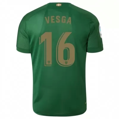 Muži Futbal Mikel Vesga 16 Vonkajší Zelená Dresy 2019/20 Košele Dres