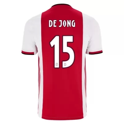 Muži Futbal Siem De Jong 15 Domáci Červená Biela Dresy 2019/20 Košele Dres