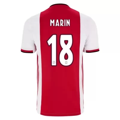 Muži Futbal Razvan Marin 18 Domáci Červená Biela Dresy 2019/20 Košele Dres