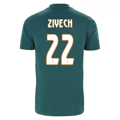 Muži Futbal Hakim Ziyech 22 Vonkajší Zelená Dresy 2019/20 Košele Dres