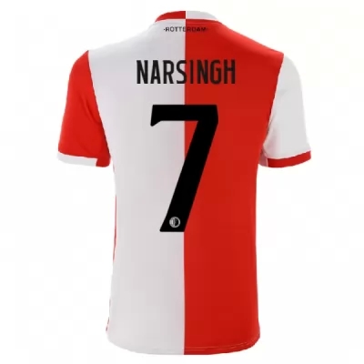 Muži Futbal Luciano Narsingh 7 Domáci Červená Biela Dresy 2019/20 Košele Dres