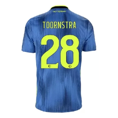 Muži Futbal Jens Toornstra 28 Vonkajší Modrá Dresy 2019/20 Košele Dres