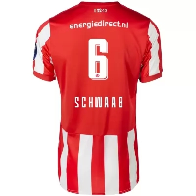 Muži Futbal Daniel Schwaab 6 Domáci Červená Dresy 2019/20 Košele Dres