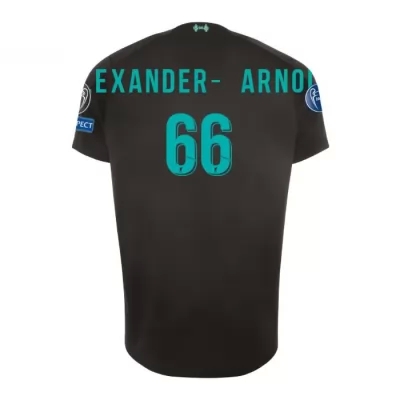 Muži Futbal Trent Alexander-arnold 66 3 Sada Čierna Dresy 2019/20 Košele Dres