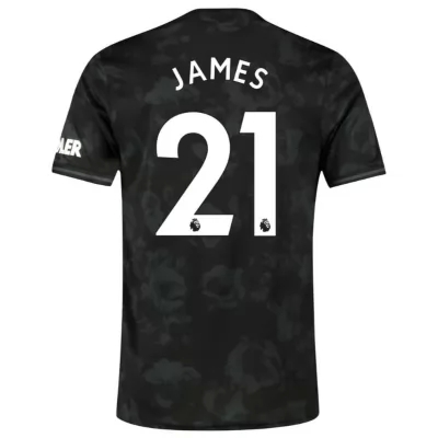 Muži Futbal James Man Utd 21 3 Sada Čierna Dresy 2019/20 Košele Dres