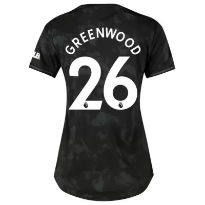 Muži Futbal Mason Greenwood 26 3 Sada Čierna Dresy 2019/20 Košele Dres