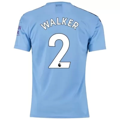 Muži Futbal Kyle Walker 2 Domáci Modrá Dresy 2019/20 Košele Dres