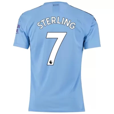 Muži Futbal Raheem Sterling 7 Domáci Modrá Dresy 2019/20 Košele Dres