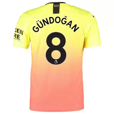 Muži Futbal Ilkay Gundogan 8 3 Sada Žltá Oranžový Dresy 2019/20 Košele Dres