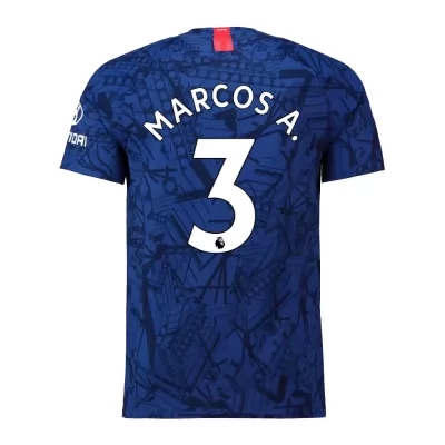 Muži Futbal Marcos Alonso 3 Domáci Kráľovská Modrá Dresy 2019/20 Košele Dres