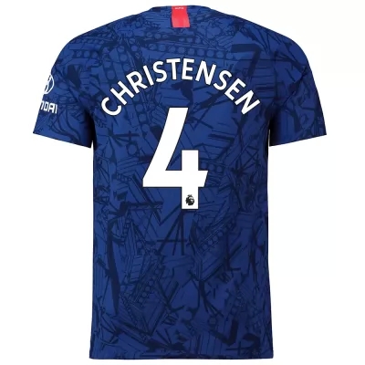 Muži Futbal Andreas Christensen 4 Domáci Kráľovská Modrá Dresy 2019/20 Košele Dres