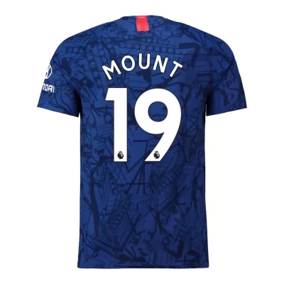Muži Futbal Mason Mount 19 Domáci Kráľovská Modrá Dresy 2019/20 Košele Dres