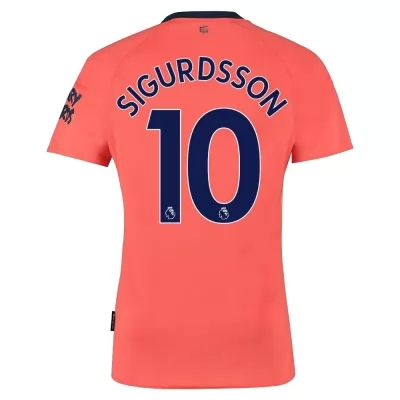 Muži Futbal Gylfi Sigurdsson 10 Vonkajší Oranžový Dresy 2019/20 Košele Dres