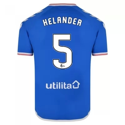 Muži Futbal Filip Helander 5 Domáci Modrá Dresy 2019/20 Košele Dres